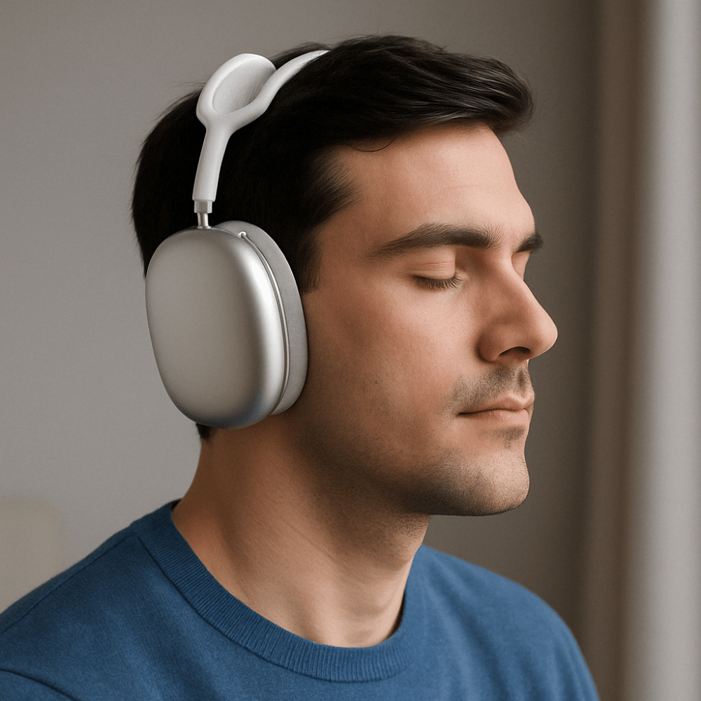 Wireless Over-Ear Bluetooth Headphones with Noise Cancelling and Long Battery Life - LofiMart