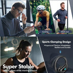 Wireless Sports Earbuds with Over-Ear Hook Design and 80-Hour Battery Life - LofiMart