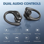 Wireless Sports Earbuds with Over-Ear Hook Design and 80-Hour Battery Life - LofiMart