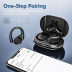 Wireless Sports Earbuds with Over-Ear Hook Design and 80-Hour Battery Life - LofiMart