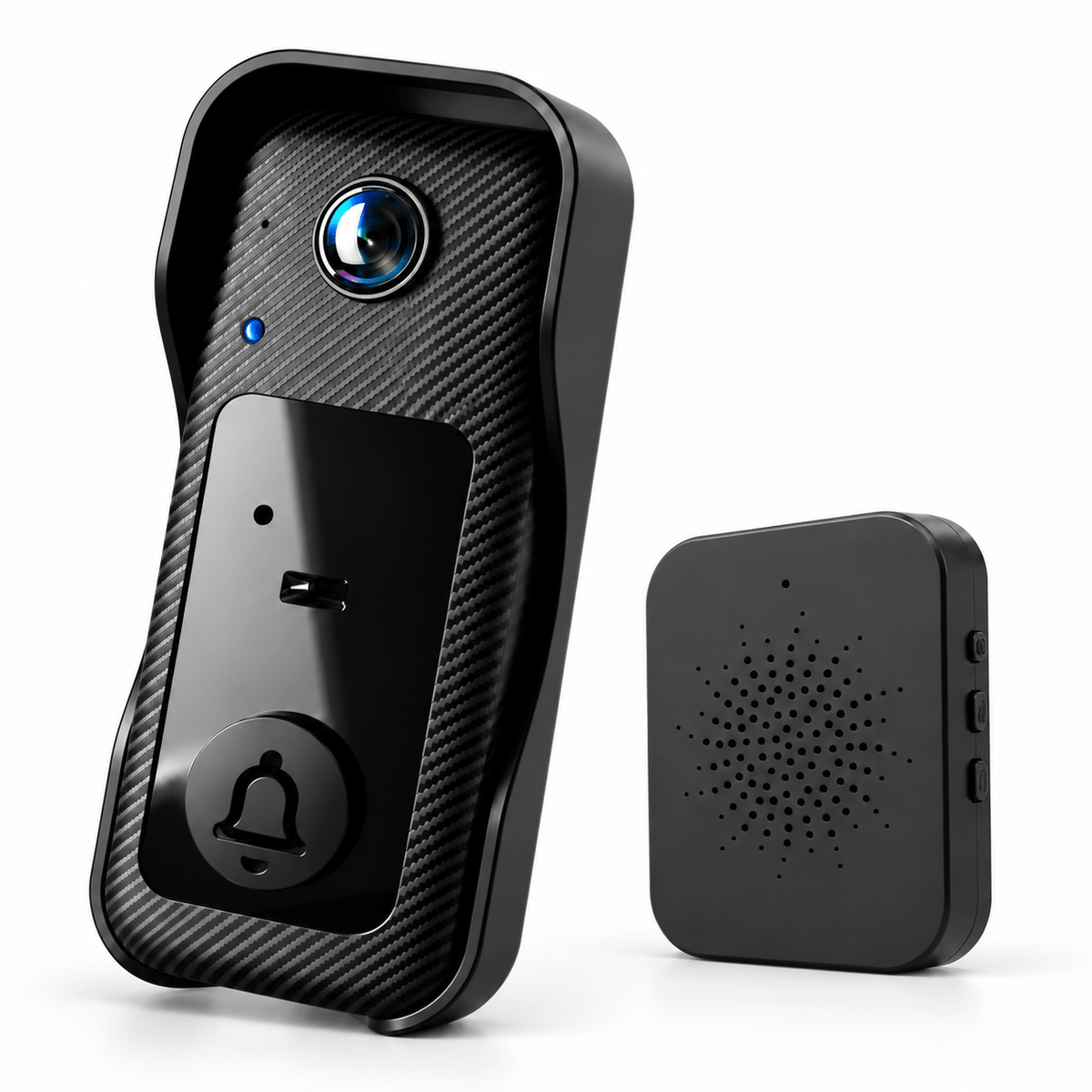 Wireless Video Doorbell with Camera and Indoor Chime for Easy Parcel Delivery - LofiMart