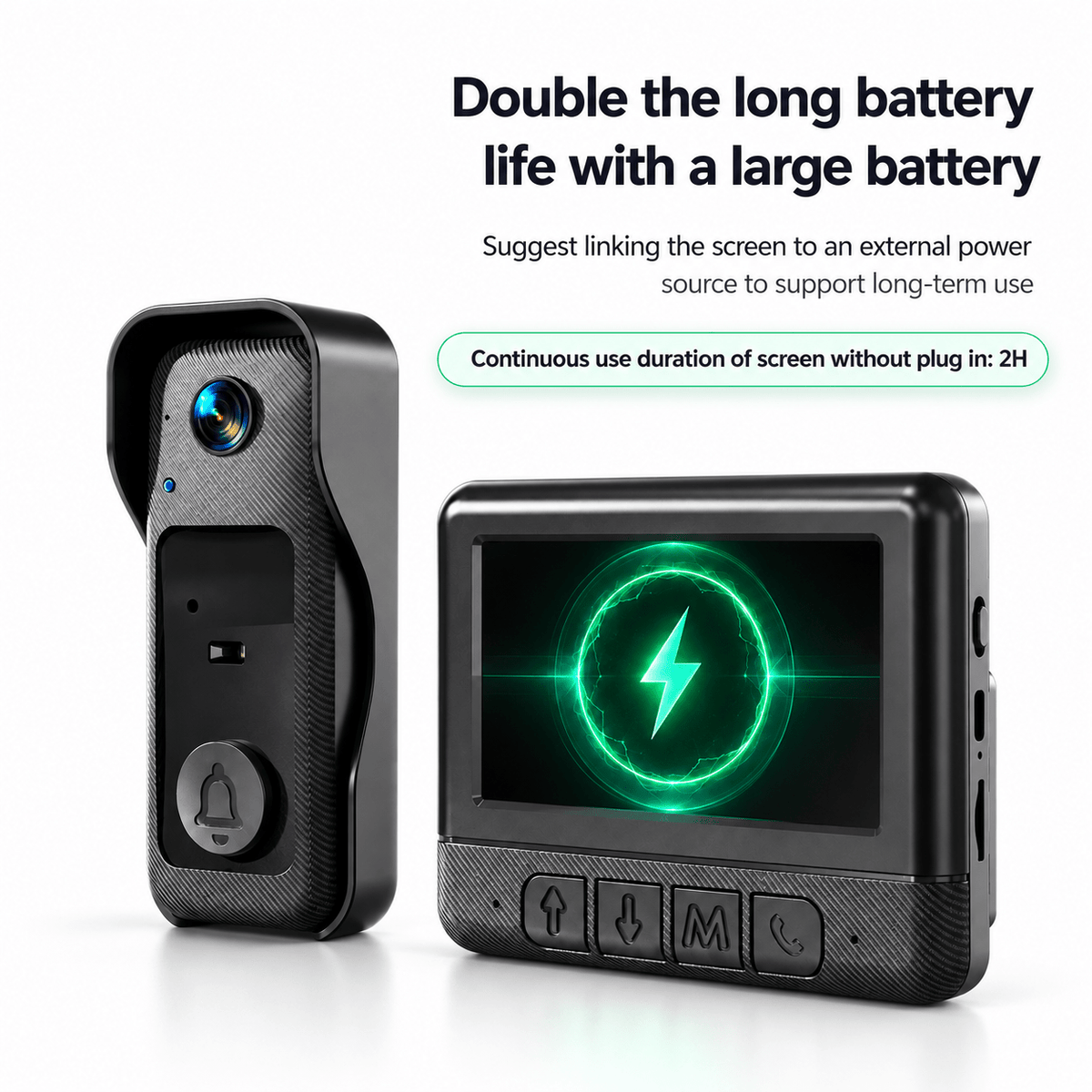 Wireless Video Doorbell with Camera and Indoor Chime for Easy Parcel Delivery - LofiMart