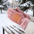 Women's Heated Gloves with USB Power Supply for Winter Outdoor Activities - LofiMart