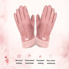 Women's Heated Gloves with USB Power Supply for Winter Outdoor Activities - LofiMart