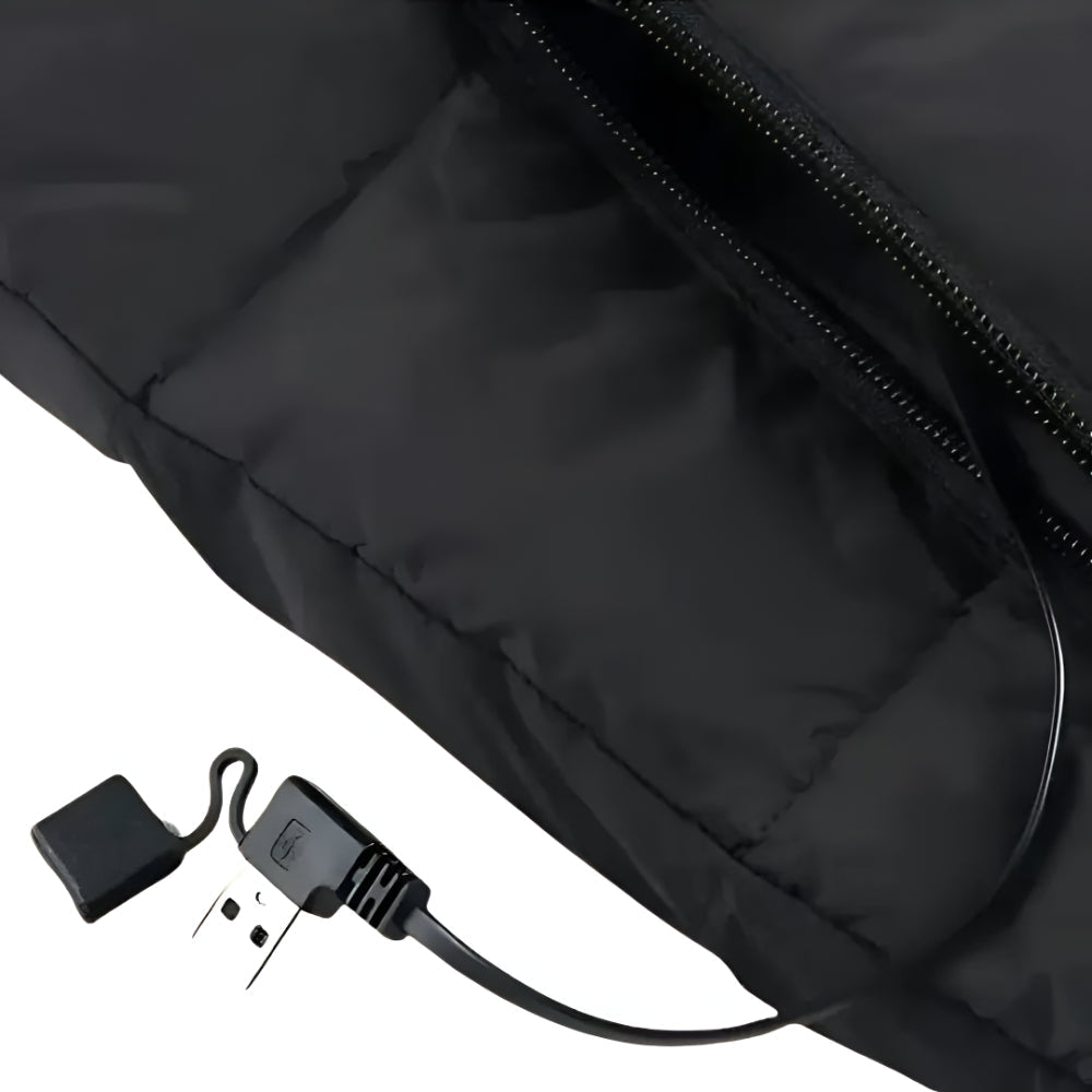 Women's Heated Vest with 9 Heating Zones and USB Power Bank Compatibility - LofiMart